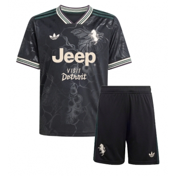 Billige Fotballdrakt Juventus Replika Tredjedraktsett Barn 2025-26 Kortermet (med bukser)